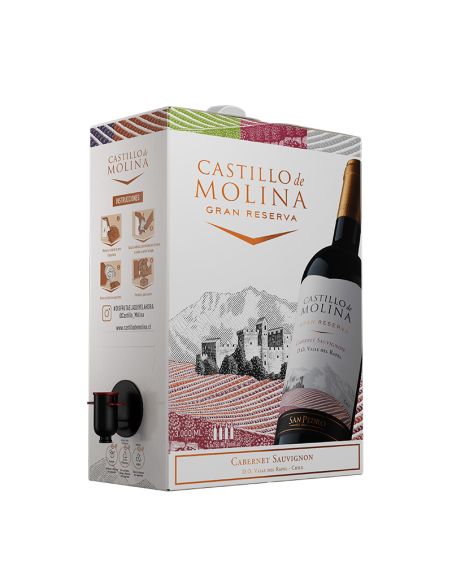 2 Bag in Box Castillo de Molina Cabernet Sauvignon Castillo De Molina  2 Bag in Box Castillo de Molina Cabernet Sauvignon Castillo De Molina