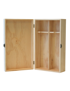 Caja Baúl para 2 botellas